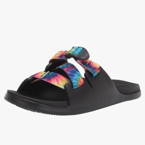 Chaco Unisex-Child Chillos Slide New Tie Die youth size 4